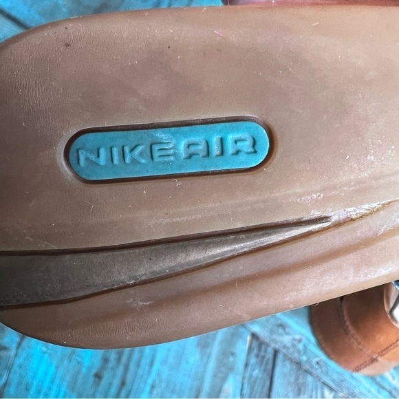 Cole Haan Nike Air Bronze & Blue Sandals Size 11 - Picture 12 of 15